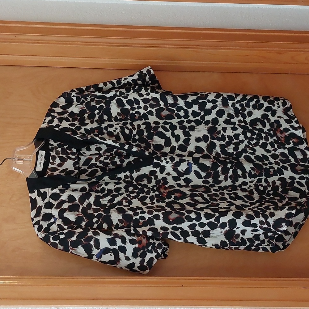 Leaf Print Blouse